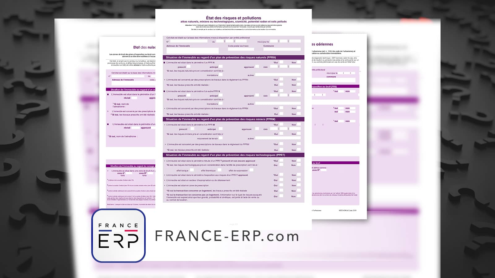 L'ERP, changement et évolution du diagnostic ERNMT